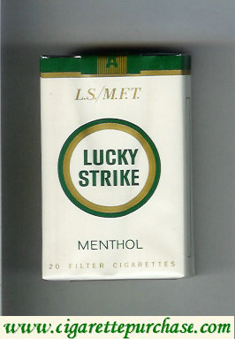 Lucky Strike Menthol L.S.M.F.T. cigarettes soft box